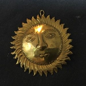 Brass Sunshine Pendant